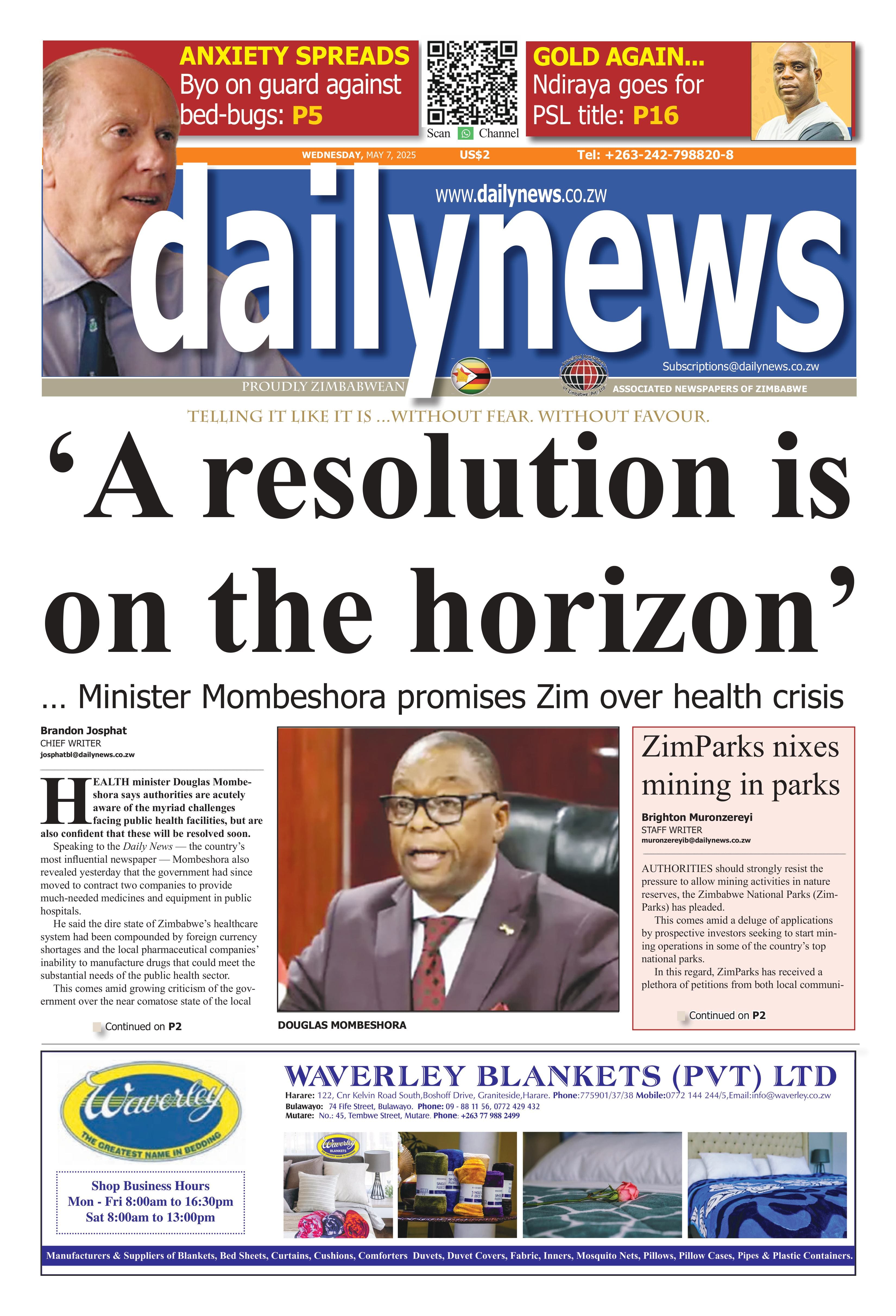 Wednesday 7 May 2025